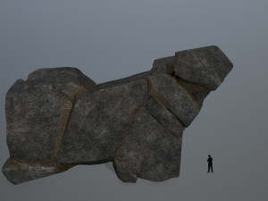 cliff rocks Modelo 3D