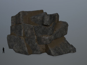 cliff rocks Modelo 3D