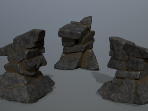 cliff rocks Modelo 3D
