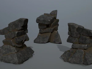 cliff rocks 3D Model