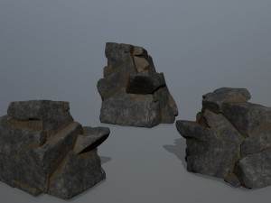 cliff rocks Modelo 3D