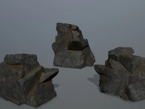 cliff rocks 3D Model