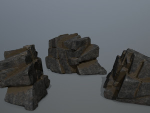 cliff rocks Modelo 3D