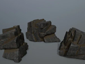 cliff rocks 3D Model