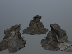 cliff rocks Modelo 3D