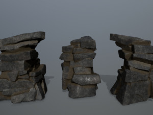cliff rocks Modelo 3D