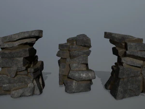 cliff rocks 3D Model