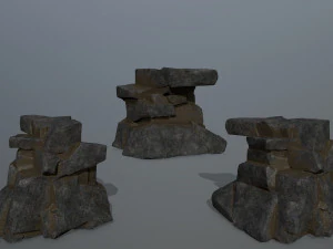 cliff rocks 3D Model
