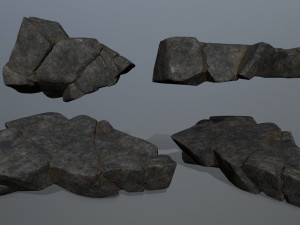 cliff rocks Modelo 3D