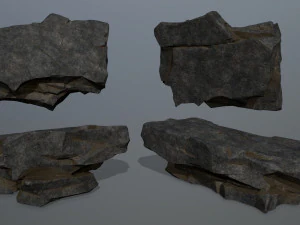 cliff rocks 3D Model