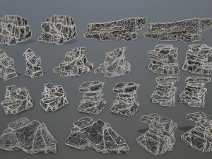 cliff rocks 3D Model