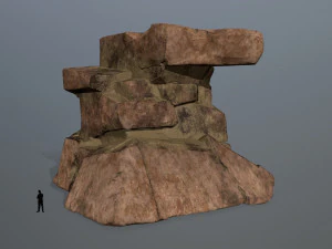 desert rock set 3D Model
