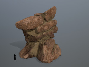 desert rock set 3D Model