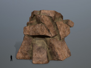 desert rock set 3D Model