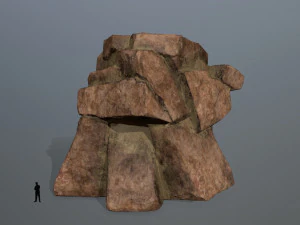 desert rock set 3D Model