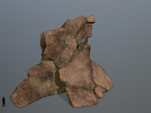 desert rock set 3D Model