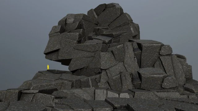 cliff rocks 3D Model .c4d .max .obj .3ds .fbx .stl .blend 
