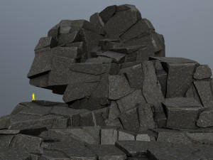 cliff rocks 3D Модель