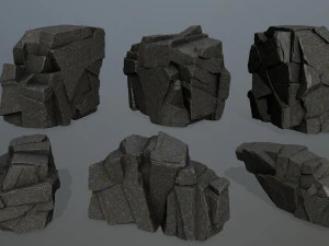 cliff rocks 3D Model