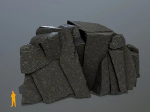 cliff rocks 3D Model