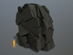 cliff rocks Modèle 3D