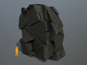 cliff rocks 3D Model