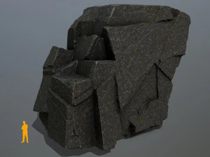 cliff rocks 3D Model
