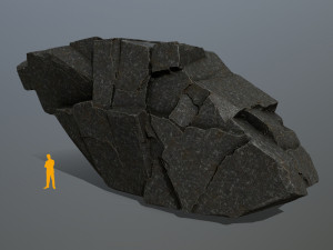 cliff rocks Modèle 3D