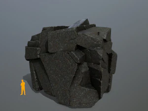 cliff rocks 3D Model