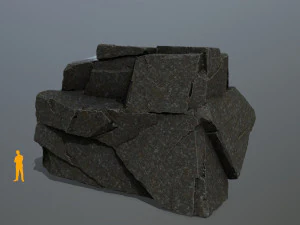 cliff rocks 3D Model