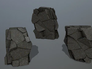 cliff rocks 3D Model