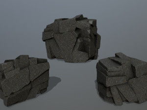 cliff rocks Modèle 3D