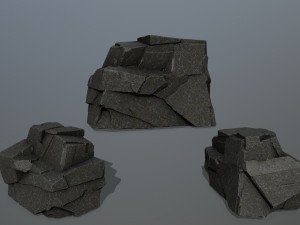 cliff rocks Modèle 3D