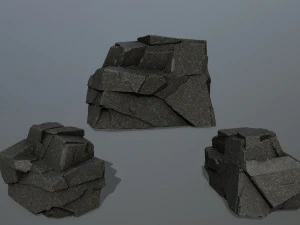 cliff rocks 3D Model