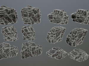 cliff rocks Modèle 3D