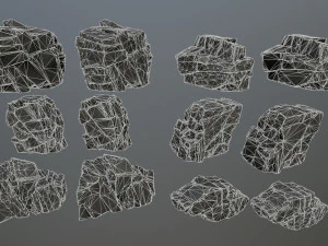 cliff rocks 3D Model