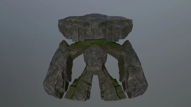 rockmonster 3D Model .c4d .max .obj .3ds .fbx .stl .blend 