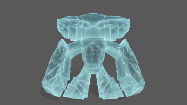icemonster 3D Model .c4d .max .obj .3ds .fbx .stl .blend 