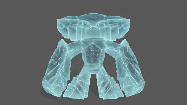 icemonster 3D Model .c4d .max .obj .3ds .fbx .stl .blend 