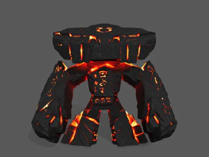 लावा राक्षस 3D मॉडल