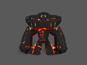 lava monster Modèle 3D