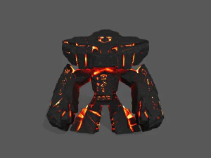lava monster 3D Model