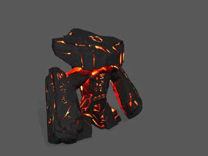 lava monster 3D Model