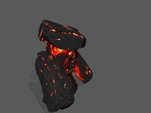 lava monster Modèle 3D