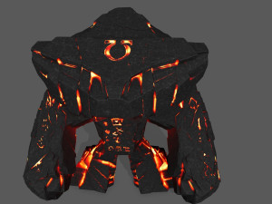 lava monster Modèle 3D