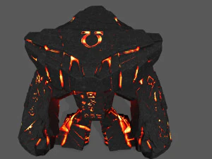 lava monster 3D Model