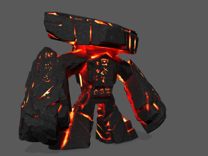 lava monster Modèle 3D