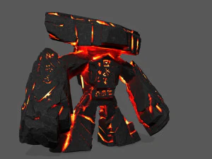 lava monster 3D Model