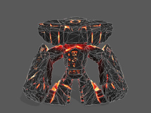 lava monster Modèle 3D