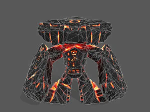 lava monster 3D Model